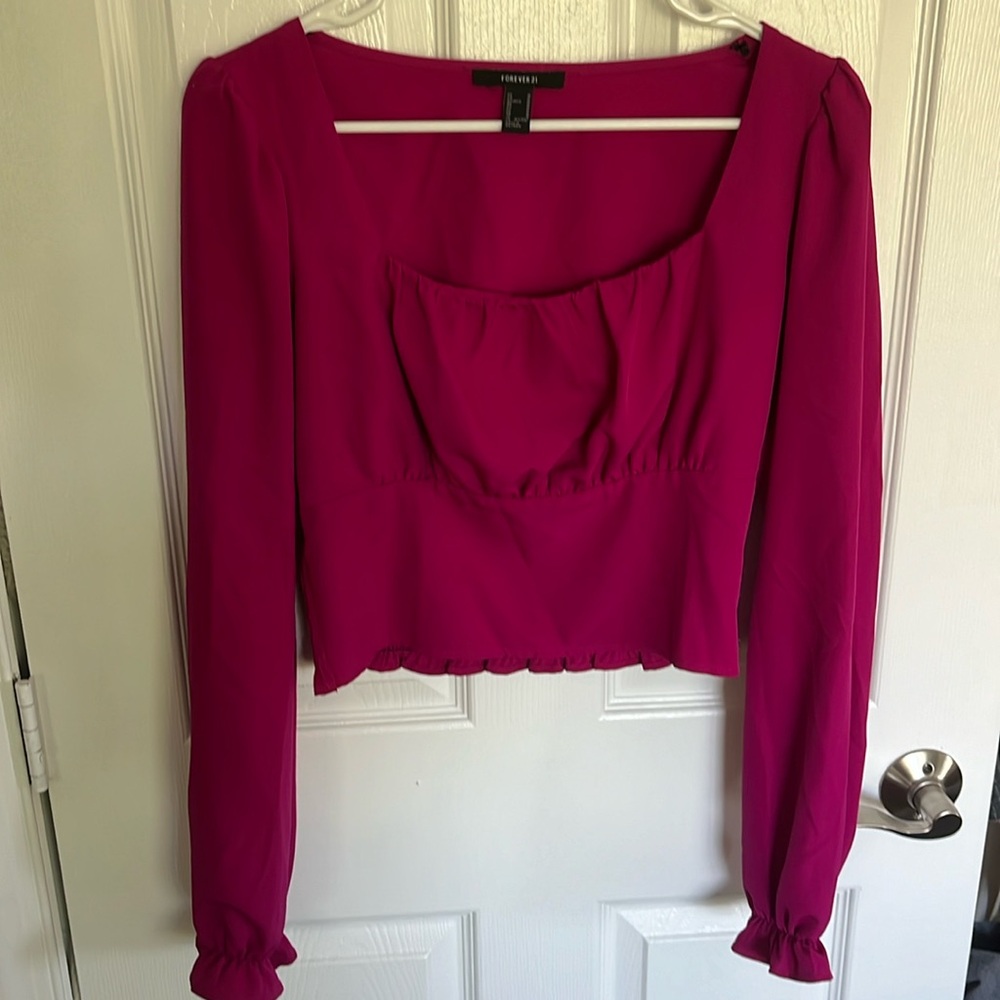 Forever 21 long sleeve part top